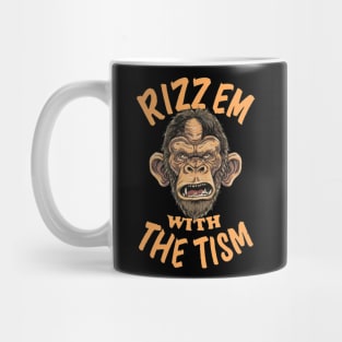 Rizz em with the tism - Ape Mug